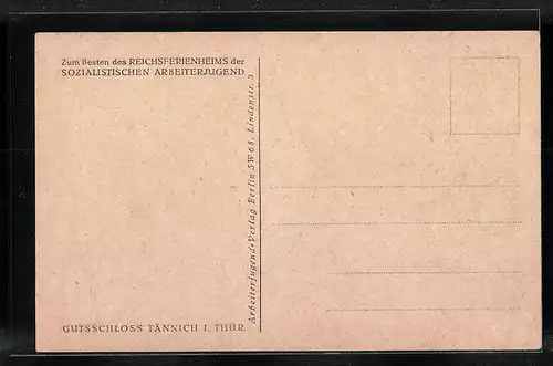 AK Tännich i. Thür., Gutsschloss Tännich