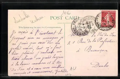 AK Melbourne, Collin`s Street, Strassenbahn