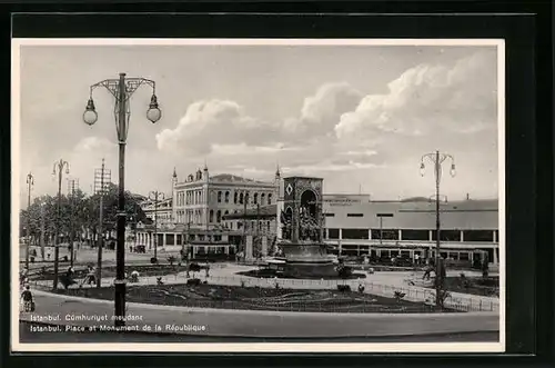 AK Istanbul, Cumhuryet meydani, Strassenbahn