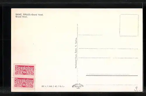 AK Trenc. Teplice, Grand Hotel