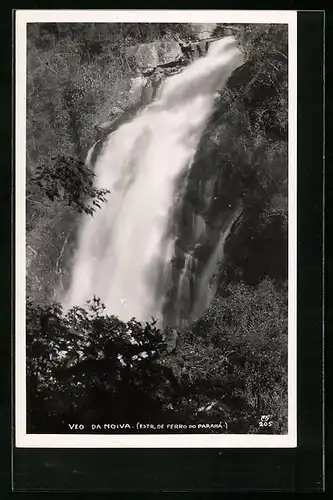 AK Veo da Noiva, Chute d`eau vue du chemin de fer