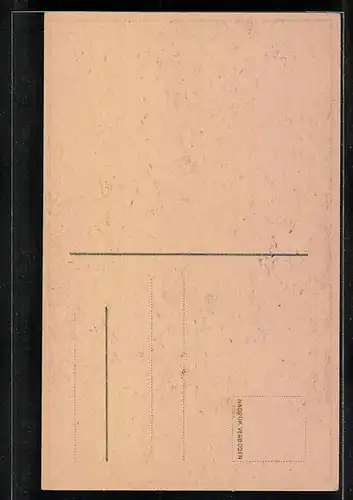 AK Alter Zwerg mit Regenschirm