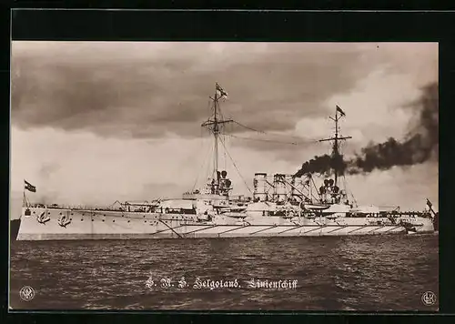 AK SMS Linienschiff Hegloland die Kessel anheizend