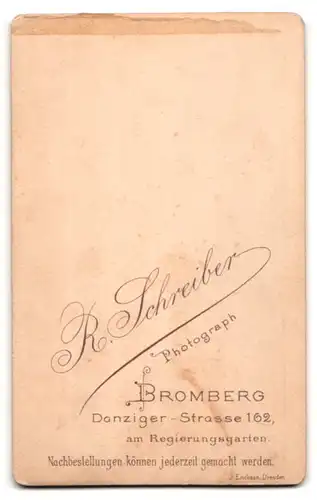 Fotografie R. Schreiber, Bromberg, Danziger Strasse 162, Junger eleganter Herr