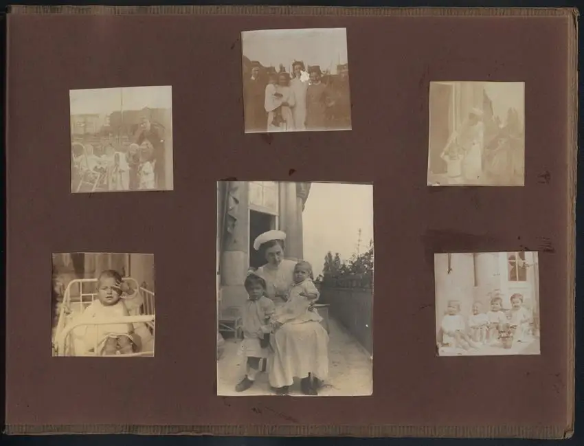 Fotoalbum 50 Fotografien, Ansicht Berlin-Charlottenburg, Heubnerweg 6, Kaiserin Auguste Viktoria-Haus, Säuglingsheim 10