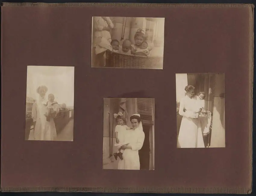 Fotoalbum 50 Fotografien, Ansicht Berlin-Charlottenburg, Heubnerweg 6, Kaiserin Auguste Viktoria-Haus, Säuglingsheim 11