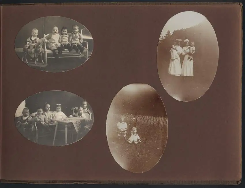 Fotoalbum 50 Fotografien, Ansicht Berlin-Charlottenburg, Heubnerweg 6, Kaiserin Auguste Viktoria-Haus, Säuglingsheim 2