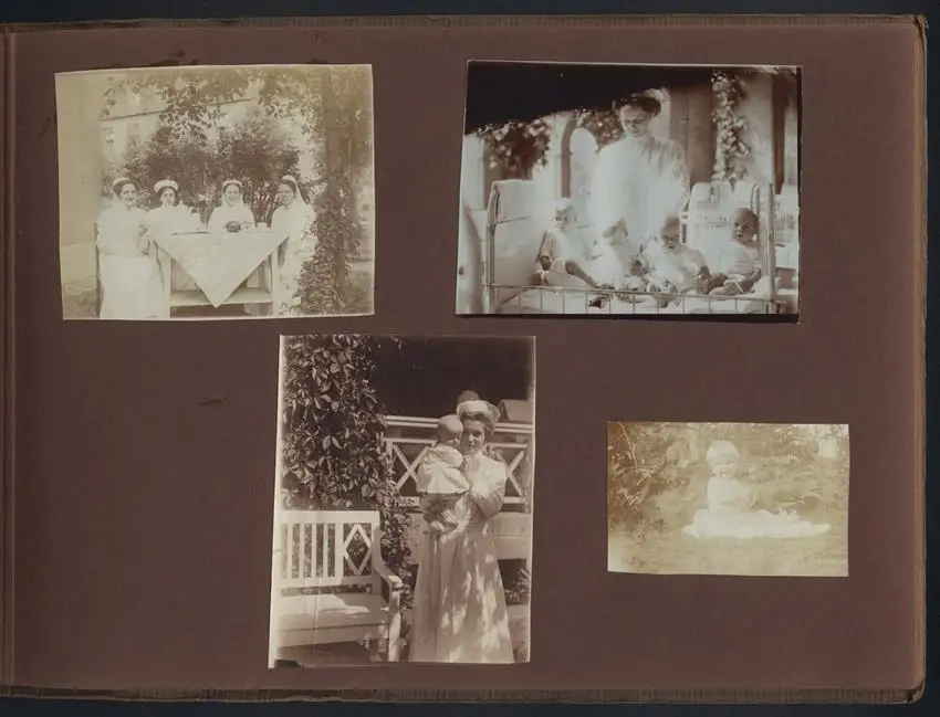 Fotoalbum 50 Fotografien, Ansicht Berlin-Charlottenburg, Heubnerweg 6, Kaiserin Auguste Viktoria-Haus, Säuglingsheim 3