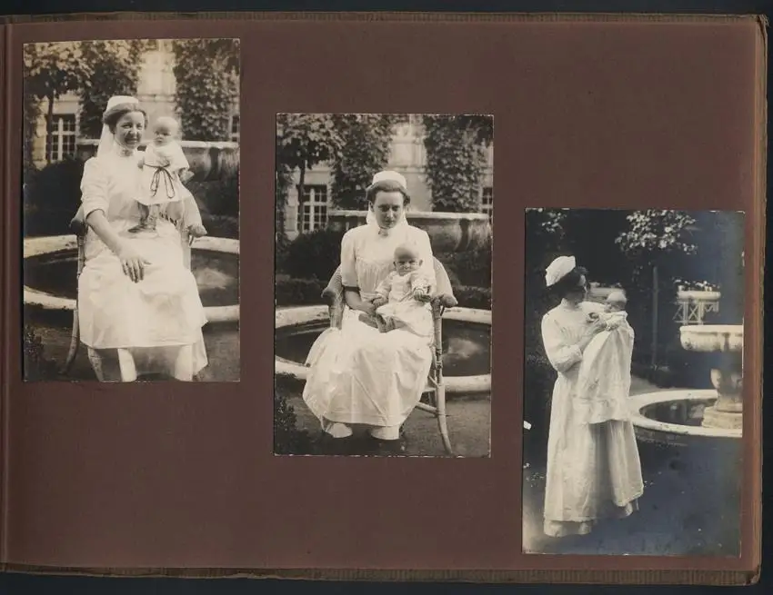 Fotoalbum 50 Fotografien, Ansicht Berlin-Charlottenburg, Heubnerweg 6, Kaiserin Auguste Viktoria-Haus, Säuglingsheim 4