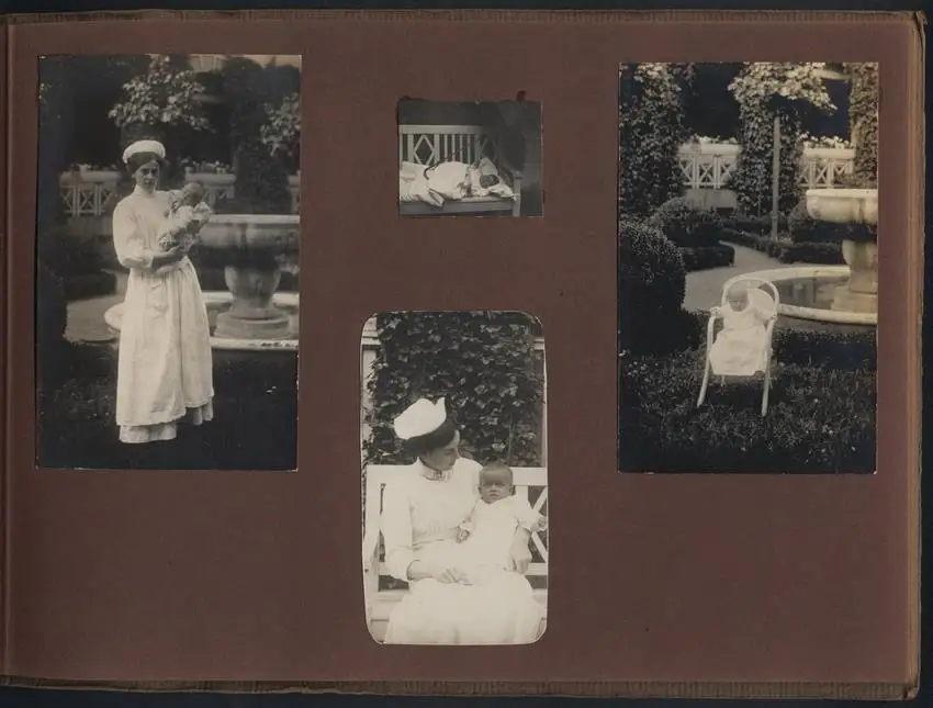Fotoalbum 50 Fotografien, Ansicht Berlin-Charlottenburg, Heubnerweg 6, Kaiserin Auguste Viktoria-Haus, Säuglingsheim 5