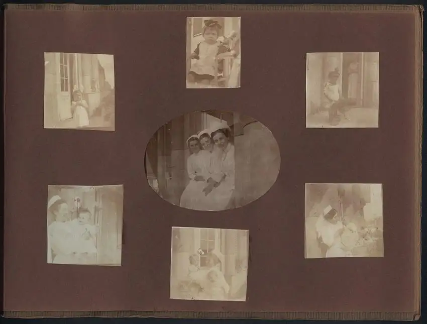 Fotoalbum 50 Fotografien, Ansicht Berlin-Charlottenburg, Heubnerweg 6, Kaiserin Auguste Viktoria-Haus, Säuglingsheim 9