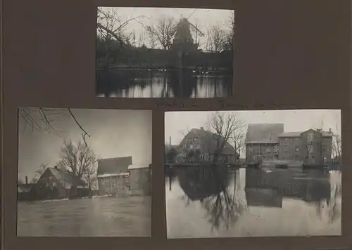 Fotoalbum 65 Fotografien, Ansicht Esslingen, Nellingen, Kriegszerstörung nach Fliegerangriff, Tübingen, Donautal u.a.