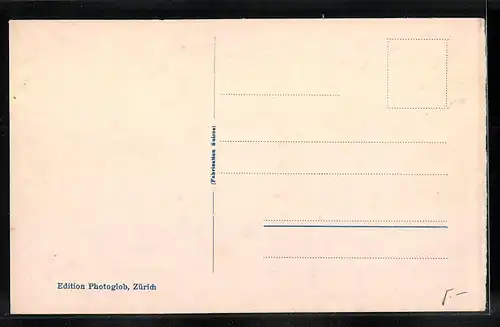 AK Altdorf, Strassenbahn mit Telldenkmal