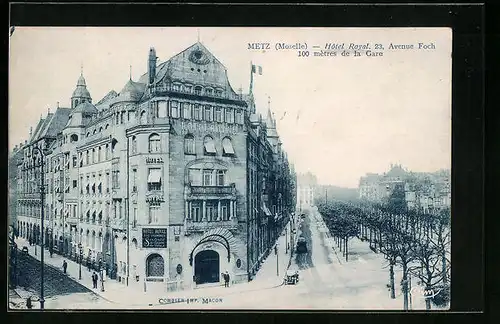 AK Metz, Hotel Royal, 23, Avenue Foch