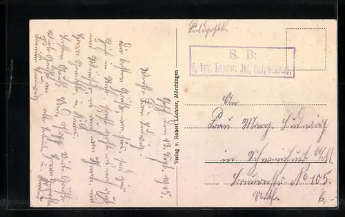 AK Mörchingen /Lothr., Teilansicht aus der Vogelschau