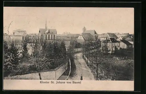 AK St. Johann von Bassel, Ortsansicht mit Kloster