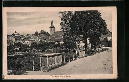 AK Lörchingen i. Lothr., Une vue