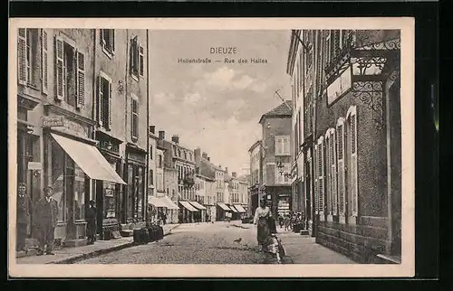 AK Dieuze, Rue des Halles