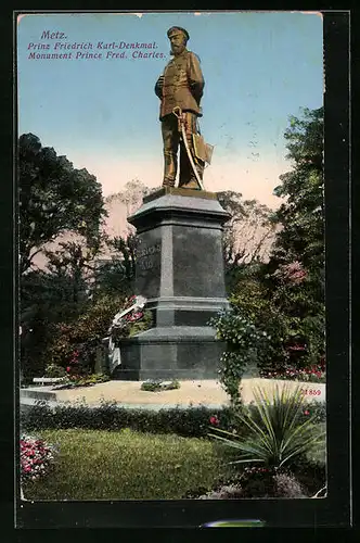 AK Metz, Monument Prince Fred. Charles