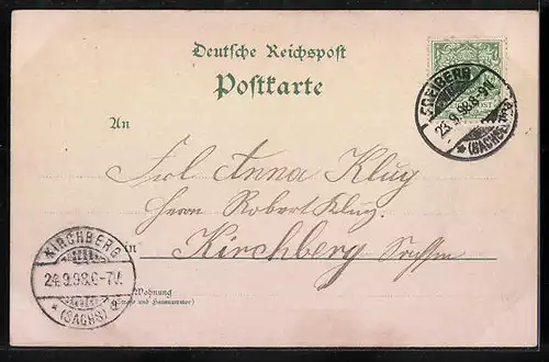 AK Amor als Briefträger