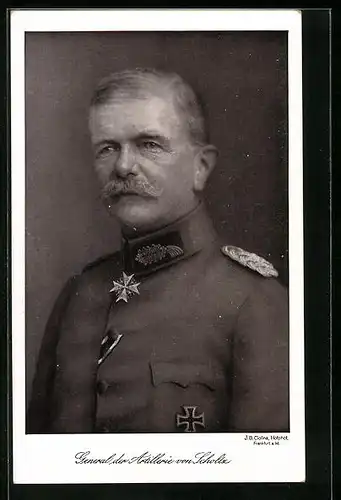 AK General der Artillerie von Scholz mit Orden