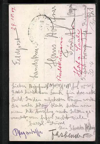 AK Heerführer August von Mackensen von der Seite