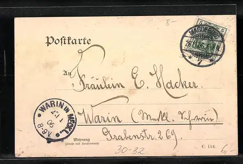 Künstler-AK Letzte 300 Tage zur Entlassung