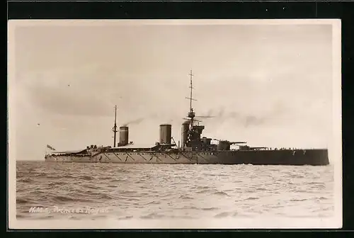 AK Britisches Kriegsschiff HMS Princess Royal auf hoher See