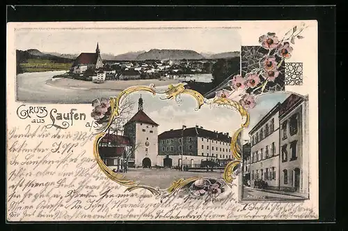 AK Laufen a. S., Kaserne, Gefängnis, Ortsansicht