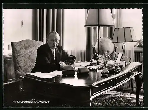 AK Alt-Bundeskanzler der BRD Dr. Adenauer