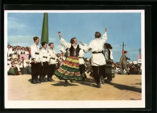 AK Die Jugend der Welt will den Frieden, Sowjetische Tanzgruppe