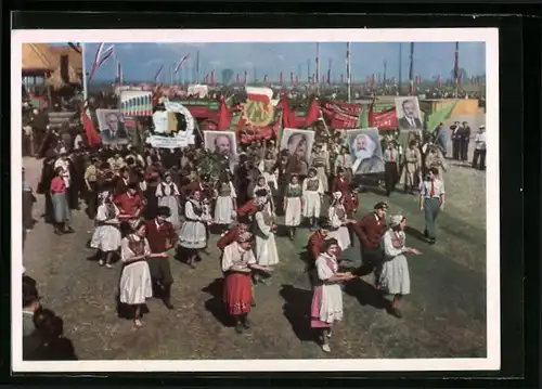 AK Die Jugend der Welt will den Frieden, Friedensdemonstration der polnischen Jugend
