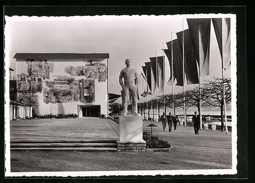 AK Zürich, Schweizerische Landesausstellung 1939, Haupteingang Landwirtschaft