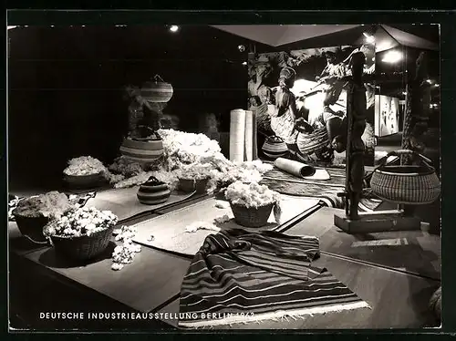 AK Berlin, Deutsche Industrie-Ausstellung 1962, Baumwolle