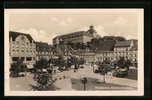 AK Weissenfels, Markt und Schloss