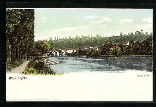 AK Weissenfels, Partie an der Saale