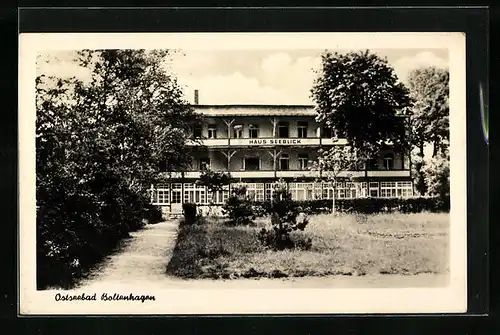 AK Boltenhagen, Blick zum Haus Seeblick des Ostseebads