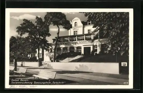 AK Bansin, Sozialversicherung Genesungsheim Fortschritt