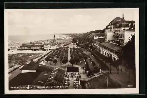 AK Heringsdorf, Seebrücke und Kurhaus