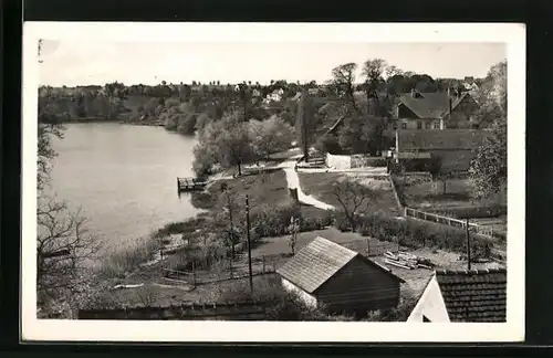 AK Flecken-Zechlin, Blick auf den Schwarzer See