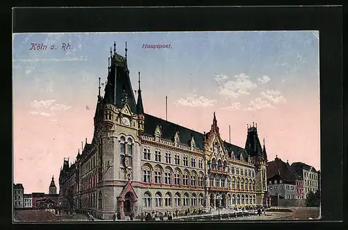 AK Köln /Rh., Hauptpostgebäude