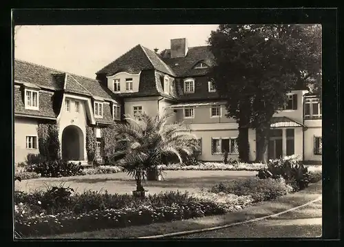 AK Neu-Fahrland /Kr. Potsdam-Land, Klinik-Sanatorium Heinrich Heine