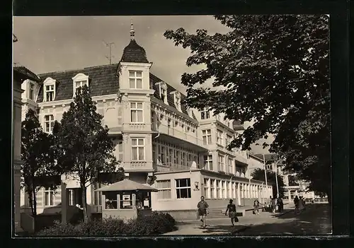AK Ahlbeck /Usedom, FDGB-Erholungsheim Bernhard Göring, Haus I