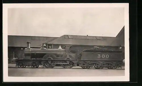 Foto-AK Englische Eisenbahn, Lokomotive No. 300