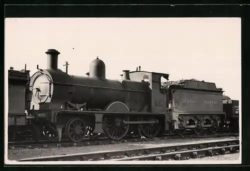 Foto-AK Englische Eisenbahn, Lokomotive No. 1334 der Great Western