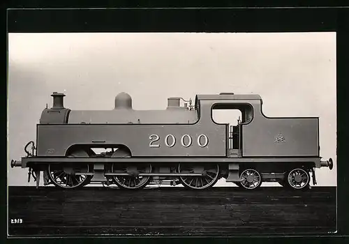 Foto-AK Englische Eisenbahn, Lokomotive No. 2000