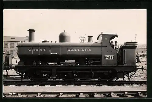 Foto-AK Englische Eisenbahn, Lokomotive No. 1793 der Great Western