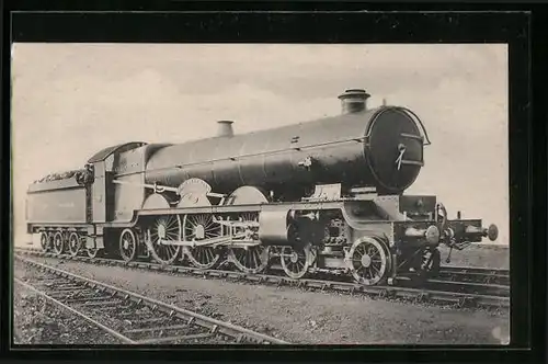 Foto-AK Englische Eisenbahn, Lokomotive der Great Western