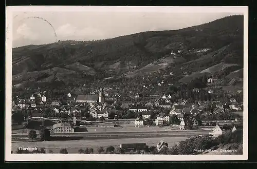 AK Oberkirch, Teilansicht aus der Vogelschau