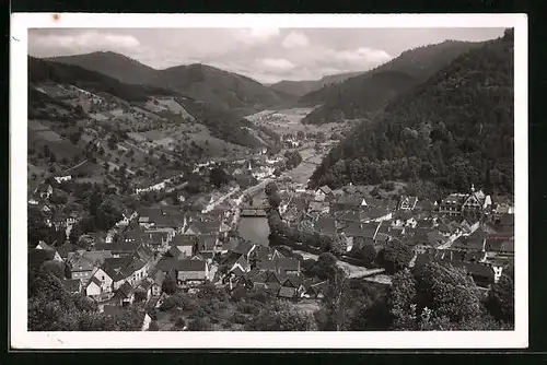 AK Wolfach /Schwarzw., Blick vom Wolfberg